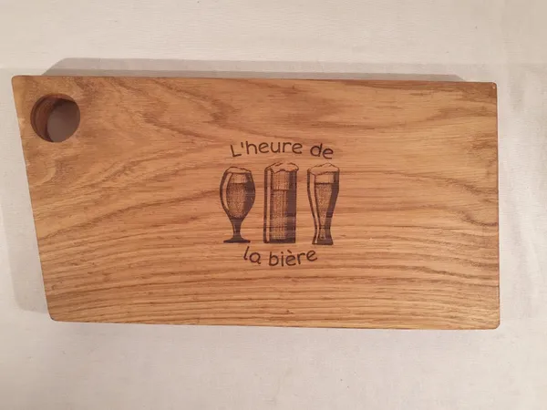 Bois : Chêne | Motif : Bière