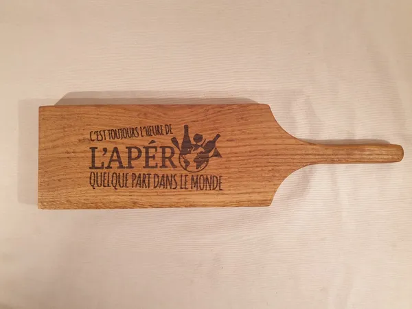 Bois : Chêne | Motif : Monde