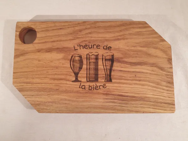 Bois : Chêne | Motif : Bière