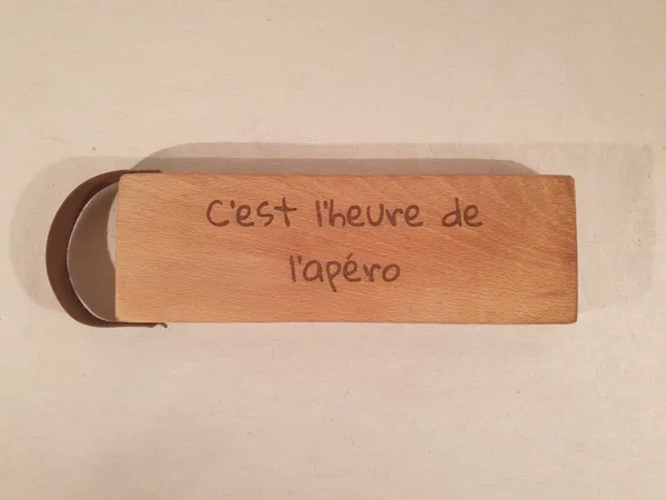 Bois : Hêtre | Motif : Apéro