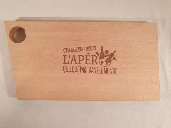 Bois : Hêtre | Motif : Monde